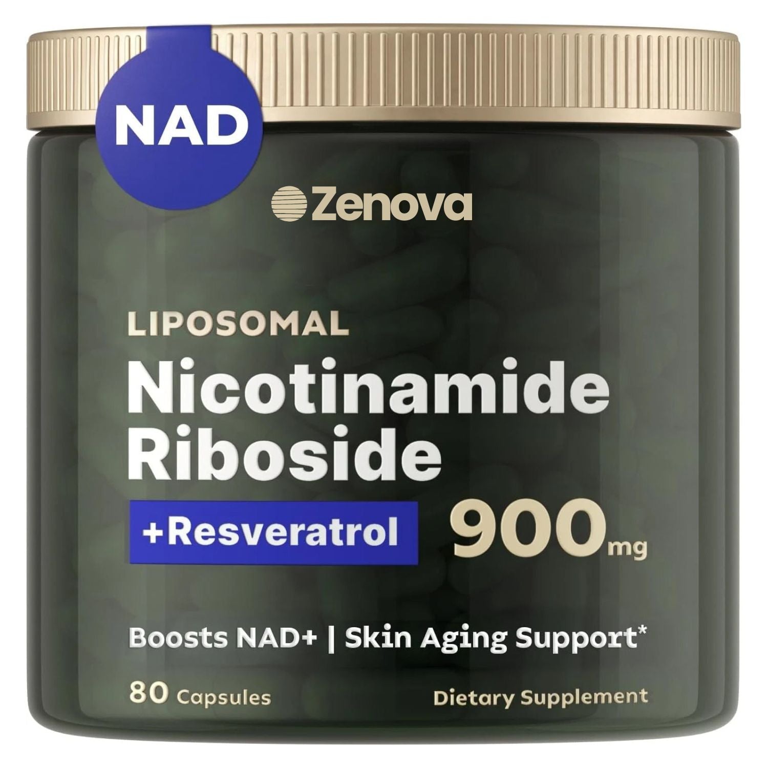 NAD+ Supplement for Skin Aging Support, Energy, and Focus