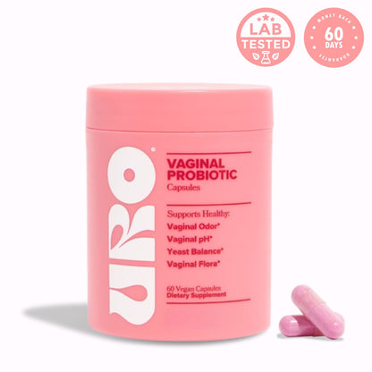 URO Vaginal Probiotic Capsules for Healthy Odor & pH